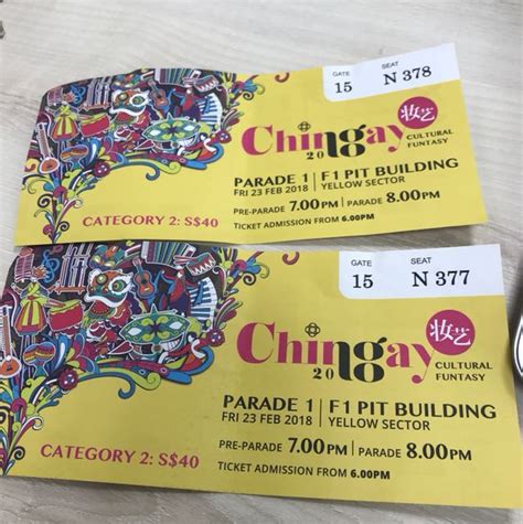 chingay tickets